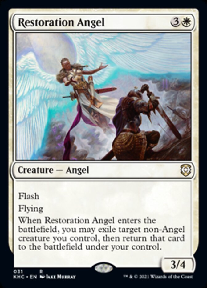 Restoration Angel [Kaldheim Commander] | Exor Games Summserside