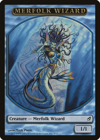 Merfolk Wizard Token [Lorwyn Tokens] | Exor Games Summserside