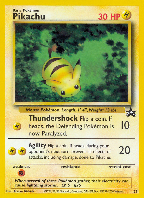 Pikachu (27) [Wizards of the Coast: Black Star Promos] | Exor Games Summserside