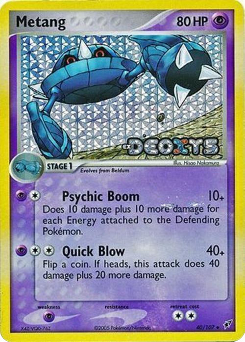 Metang (40/107) (Stamped) [EX: Deoxys] | Exor Games Summserside