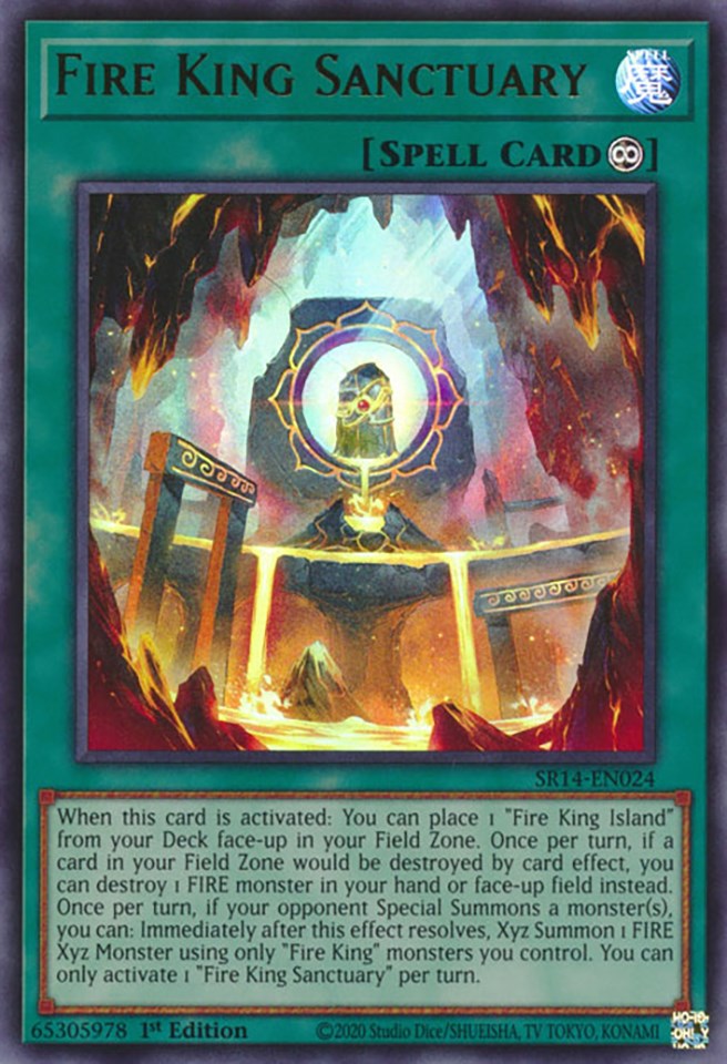 Fire King Sanctuary [SR14-EN024] Ultra Rare | Exor Games Summserside