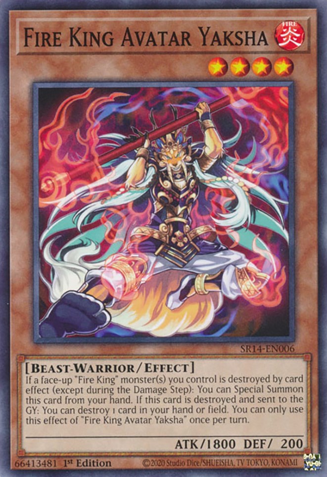 Fire King Avatar Yaksha [SR14-EN006] Common | Exor Games Summserside
