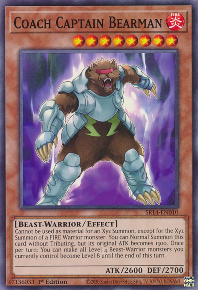 Coach Captain Bearman [SR14-EN010] Common | Exor Games Summserside
