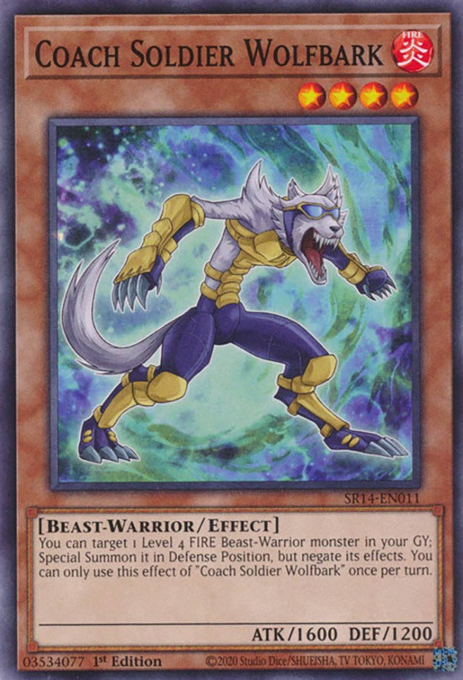 Coach Soldier Wolfbark [SR14-EN011] Common | Exor Games Summserside