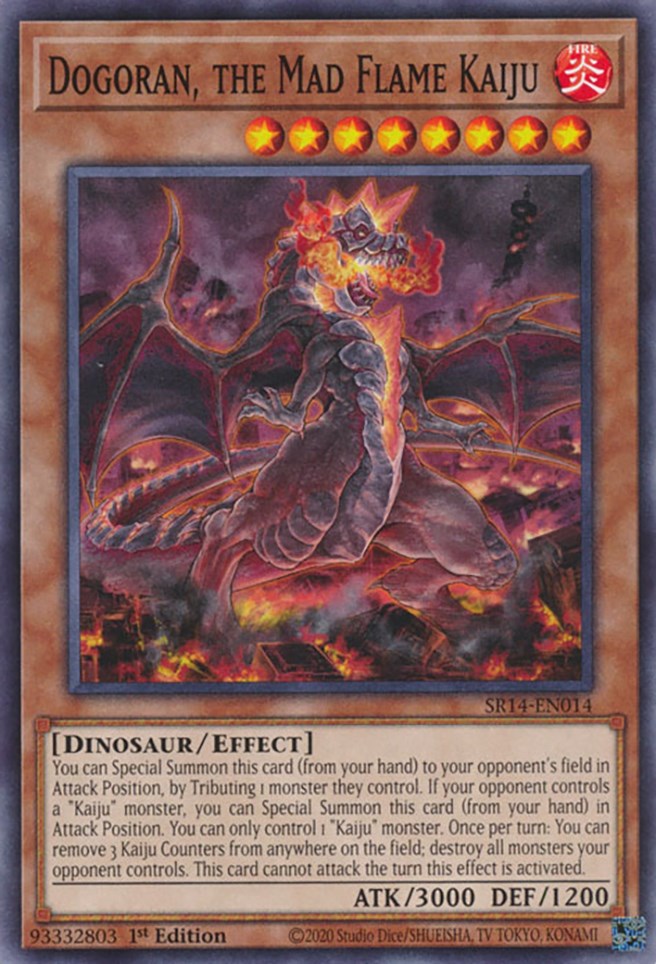 Dogoran, the Mad Flame Kaiju [SR14-EN014] Common | Exor Games Summserside