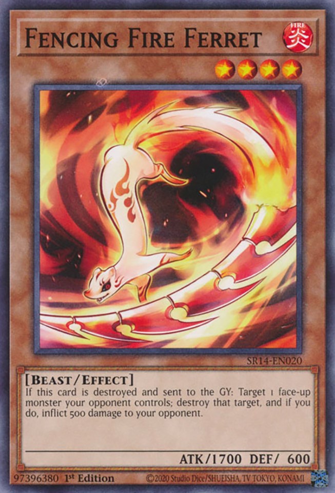 Fencing Fire Ferret [SR14-EN020] Common | Exor Games Summserside