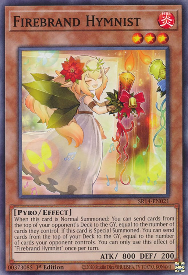 Firebrand Hymnist [SR14-EN021] Common | Exor Games Summserside