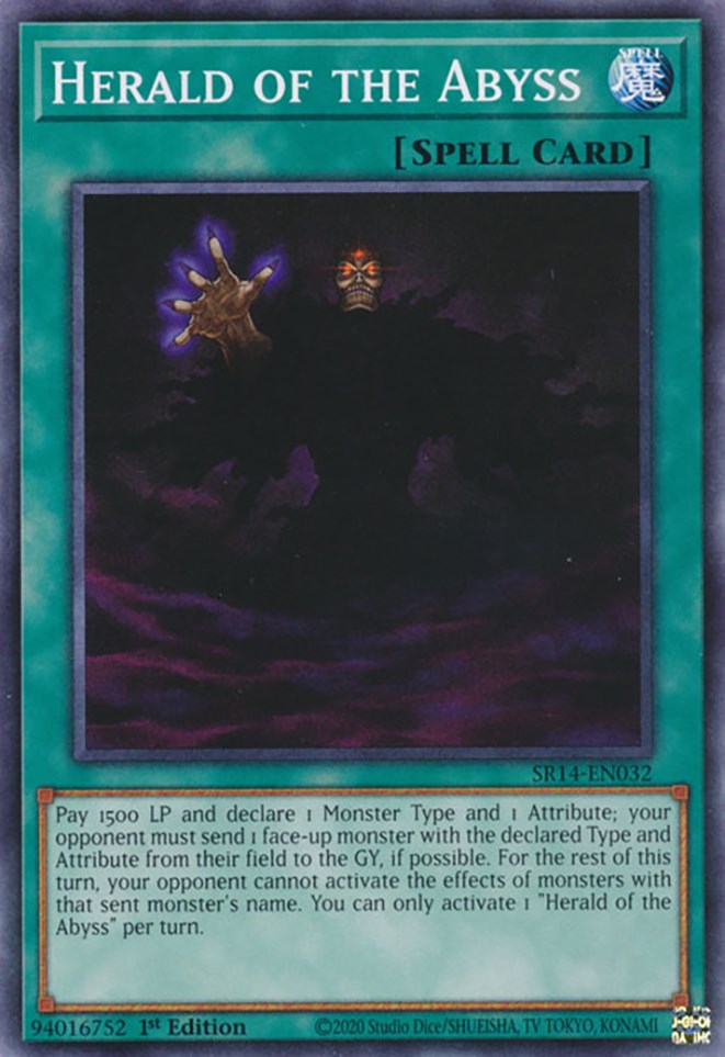 Herald of the Abyss [SR14-EN032] Common | Exor Games Summserside
