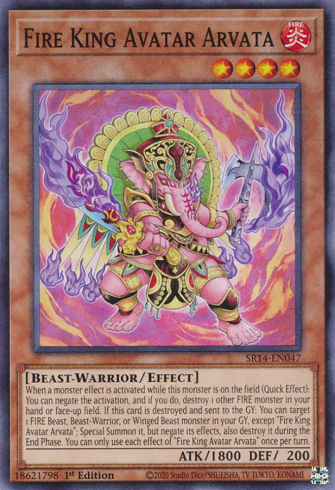 Fire King Avatar Arvata [SR14-EN047] Common | Exor Games Summserside