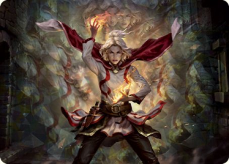 Delina, Wild Mage Art Card [Dungeons & Dragons: Adventures in the Forgotten Realms Art Series] | Exor Games Summserside