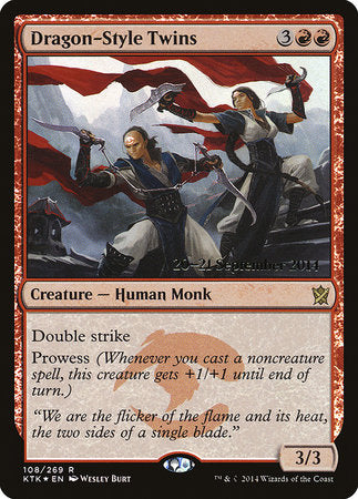 Dragon-Style Twins [Khans of Tarkir Promos] | Exor Games Summserside