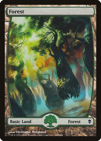 Forest (248) - Full Art [Zendikar] | Exor Games Summserside