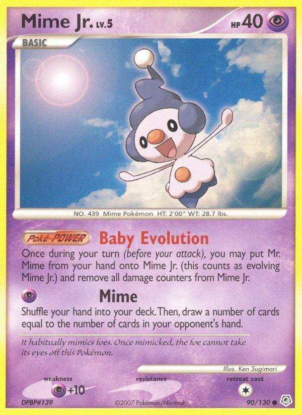 Mime Jr. (90/130) [Diamond & Pearl: Base Set] | Exor Games Summserside