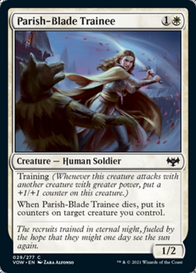 Parish-Blade Trainee [Innistrad: Crimson Vow] | Exor Games Summserside