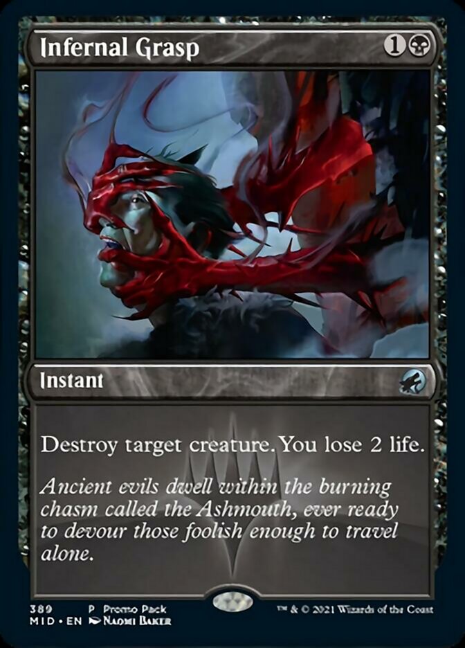 Infernal Grasp (Promo Pack) [Innistrad: Midnight Hunt Promos] | Exor Games Summserside