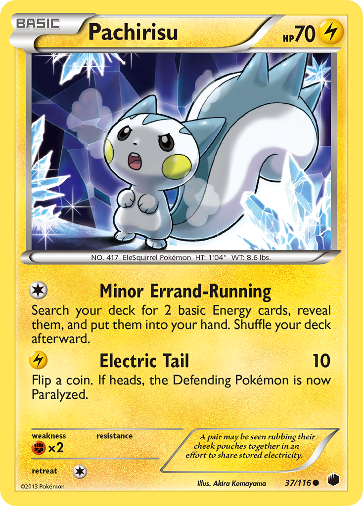 Pachirisu (37/116) [Black & White: Plasma Freeze] | Exor Games Summserside