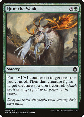 Hunt the Weak [Iconic Masters] | Exor Games Summserside