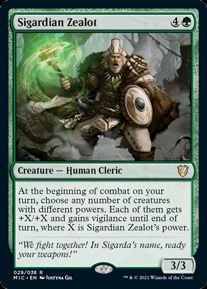 Sigardian Zealot [Innistrad: Midnight Hunt Commander] | Exor Games Summserside