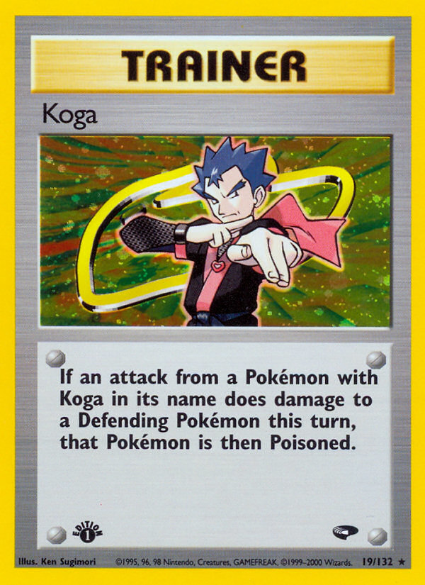 Koga (19/132) [Gym Challenge 1st Edition] | Exor Games Summserside