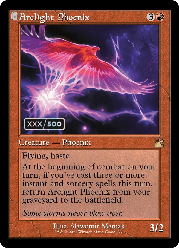 Arclight Phoenix (Retro) (Serialized) [Ravnica Remastered] | Exor Games Summserside