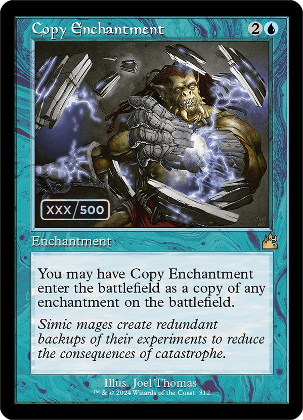 Copy Enchantment (Retro) (Serialized) [Ravnica Remastered] | Exor Games Summserside