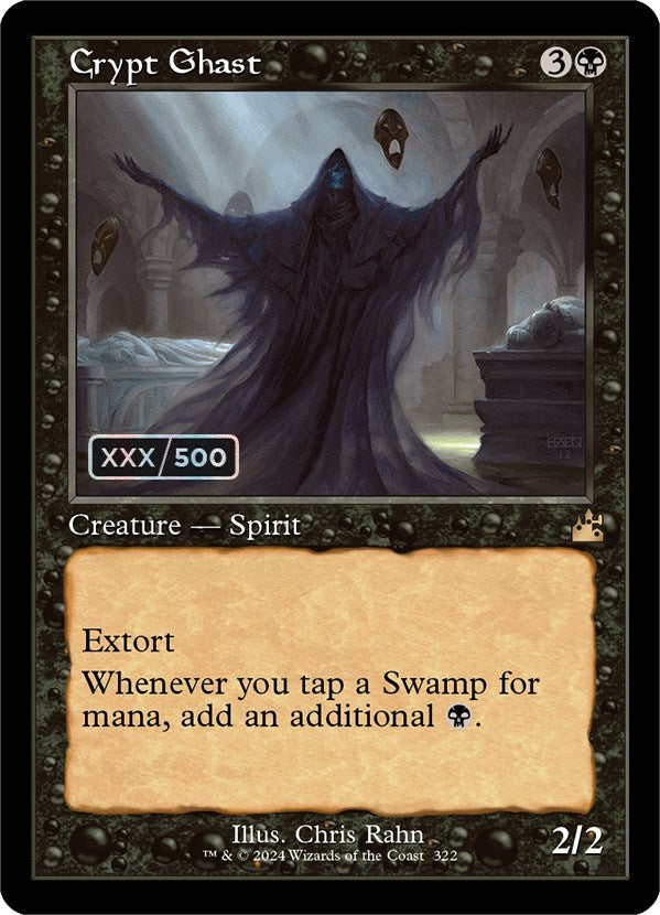 Crypt Ghast (Retro) (Serialized) [Ravnica Remastered] | Exor Games Summserside