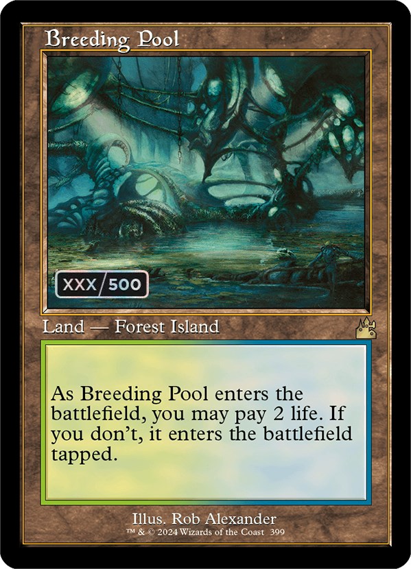 Breeding Pool (Retro) (Serialized) [Ravnica Remastered] | Exor Games Summserside