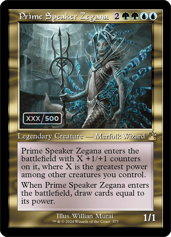 Prime Speaker Zegana (Retro) (Serialized) [Ravnica Remastered] | Exor Games Summserside