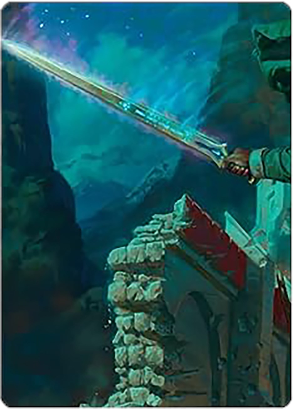 Anduril, Narsil Reforged Art Card [The Lord of the Rings: Tales of Middle-earth Art Series] | Exor Games Summserside