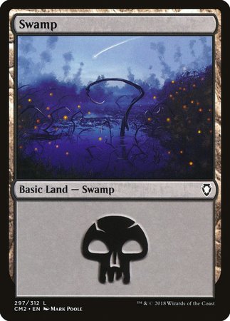 Swamp (297) [Commander Anthology Volume II] | Exor Games Summserside