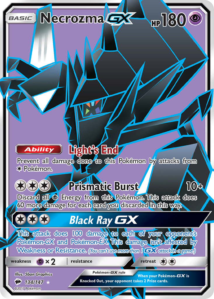 Necrozma GX (134/147) [Sun & Moon: Burning Shadows] | Exor Games Summserside