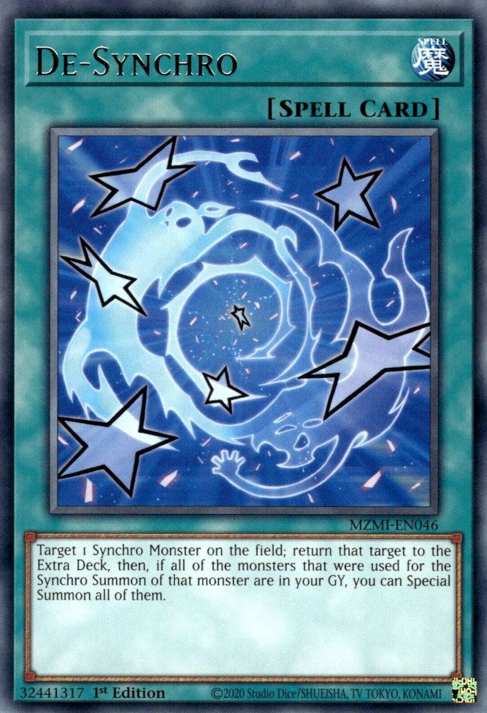 De-Synchro [MZMI-EN046] Rare | Exor Games Summserside
