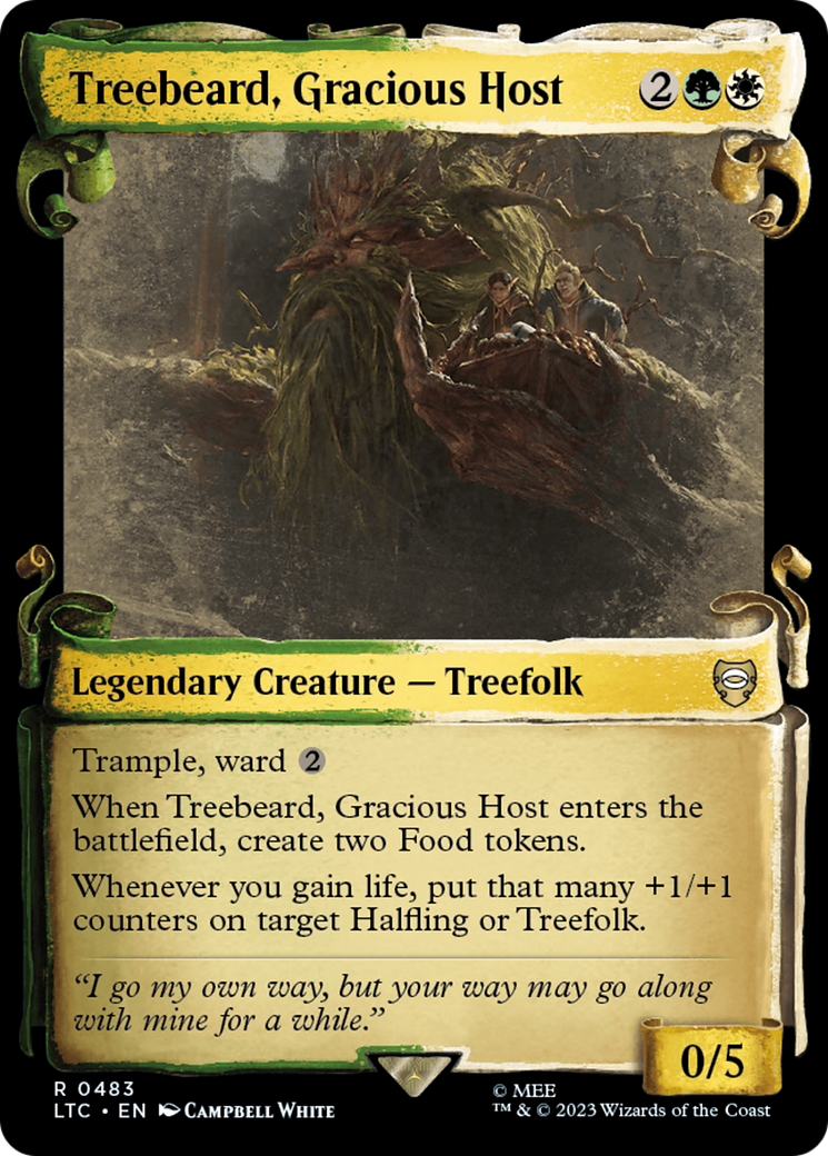 Treebeard, Gracious Host [The Lord of the Rings: Tales of Middle-Earth Commander Showcase Scrolls] | Exor Games Summserside