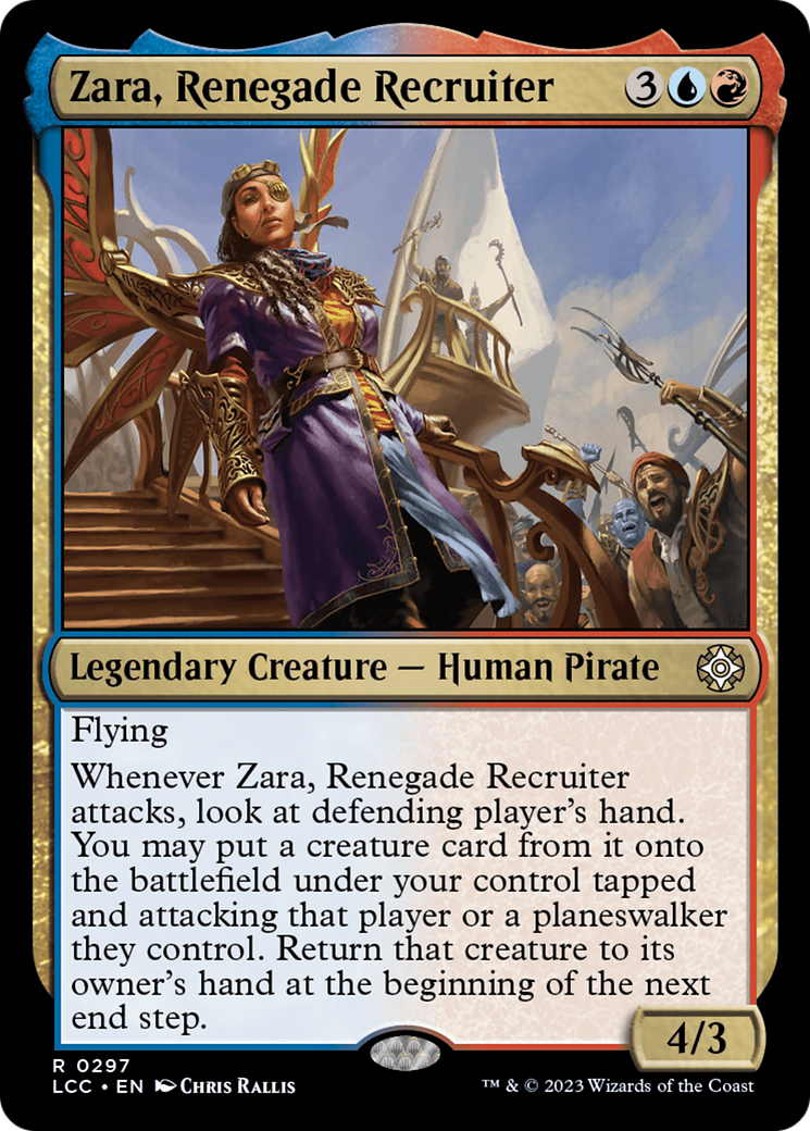 Zara, Renegade Recruiter [The Lost Caverns of Ixalan Commander] | Exor Games Summserside