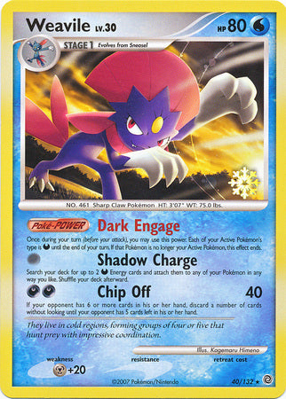 Weavile (40/132) [Countdown Calendar Promos] | Exor Games Summserside