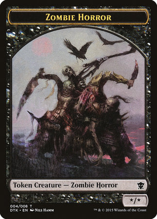 Zombie Horror Token [Dragons of Tarkir Tokens] | Exor Games Summserside