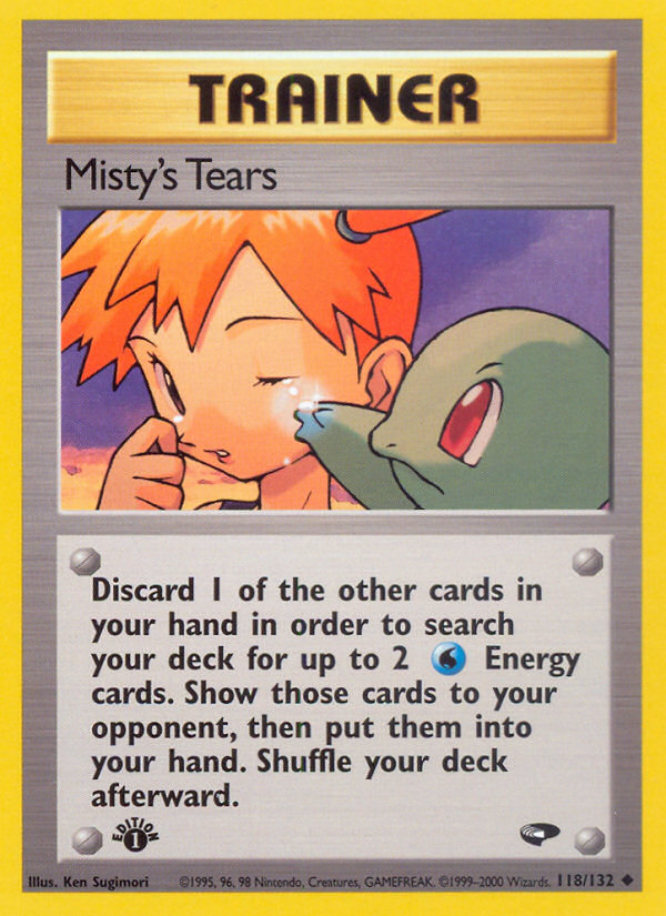 Misty's Tears (118/132) [Gym Challenge 1st Edition] | Exor Games Summserside