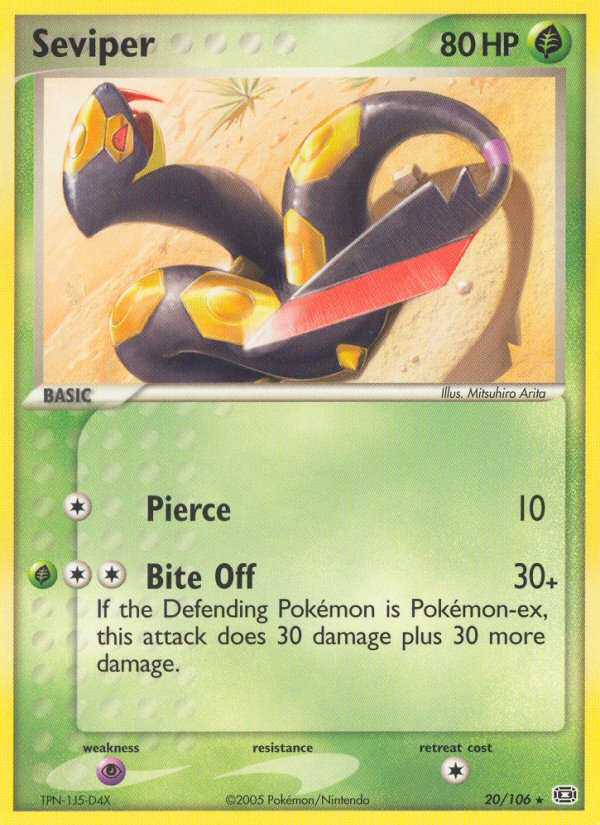 Seviper (20/106) [EX: Emerald] | Exor Games Summserside