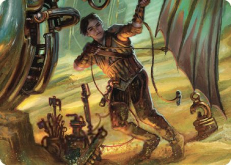 Mishra, Excavation Prodigy Art Card [The Brothers' War Art Series] | Exor Games Summserside