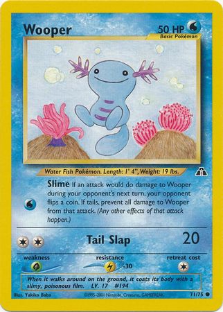 Wooper (71/75) [Neo Discovery Unlimited] | Exor Games Summserside