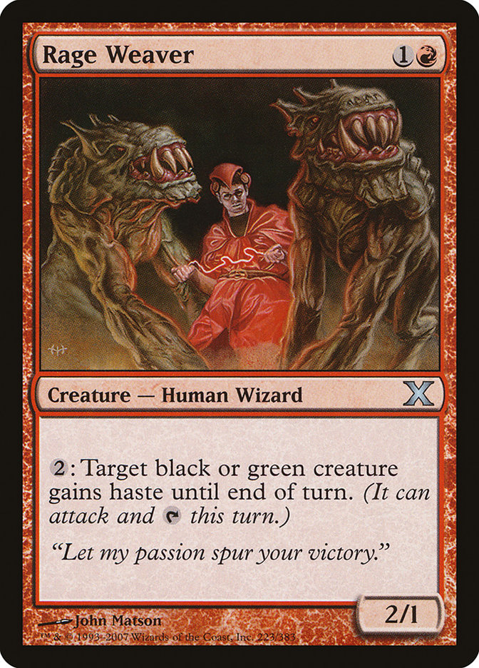 Rage Weaver [Tenth Edition] | Exor Games Summserside