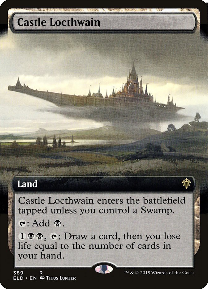 Castle Locthwain (Extended Art) [Throne of Eldraine] | Exor Games Summserside