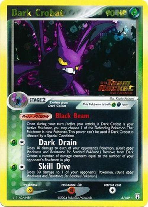 Dark Crobat (3/109) (Stamped) [EX: Team Rocket Returns] | Exor Games Summserside