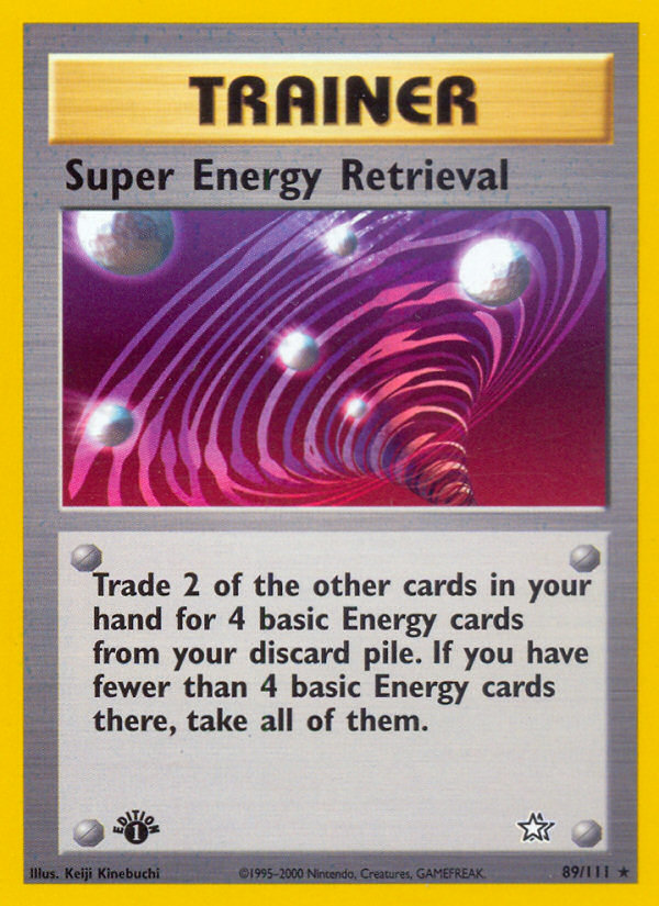 Super Energy Retrieval (89/111) [Neo Genesis 1st Edition] | Exor Games Summserside