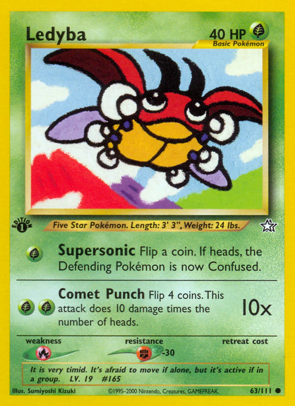 Ledyba (63/111) [Neo Genesis 1st Edition] | Exor Games Summserside