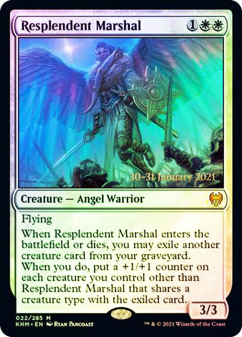 Resplendent Marshal  [Kaldheim Prerelease Promos] | Exor Games Summserside