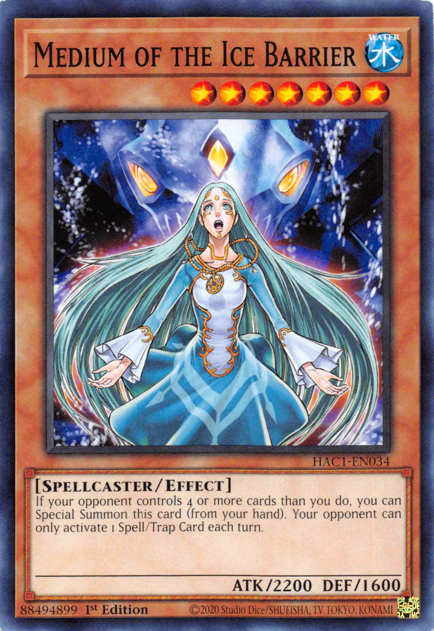 Medium of the Ice Barrier (Duel Terminal) [HAC1-EN034] Parallel Rare | Exor Games Summserside