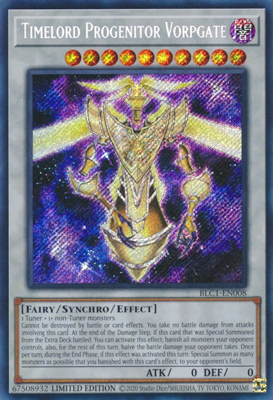 Timelord Progenitor Vorpgate [BLC1-EN008] Secret Rare | Exor Games Summserside