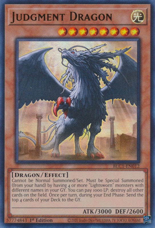 Judgment Dragon [BLC1-EN012] Ultra Rare | Exor Games Summserside