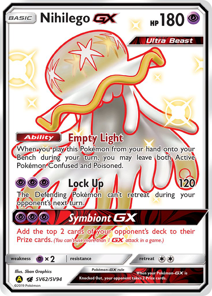 Nihilego GX (SV62/SV94) [Sun & Moon: Hidden Fates - Shiny Vault] | Exor Games Summserside